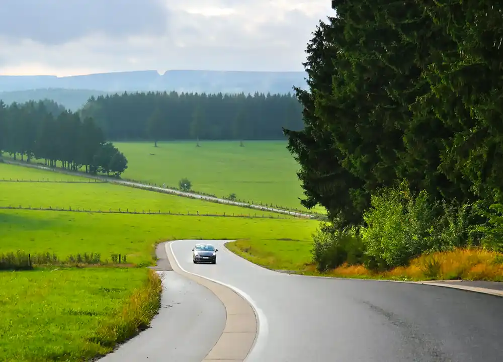 Landweg Belgische Ardennen