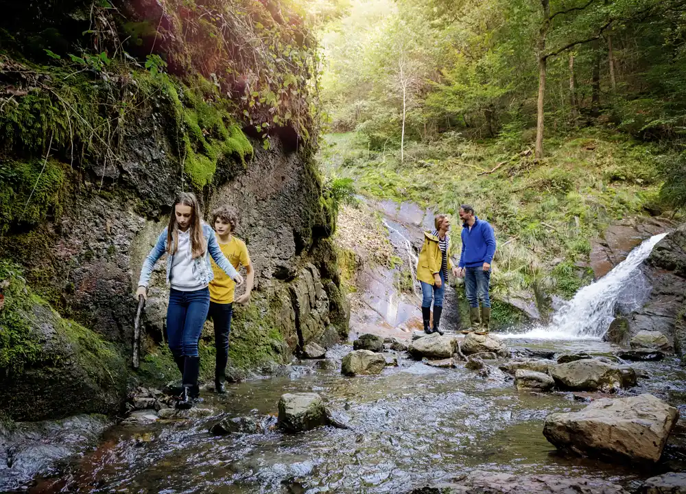 Wandelen in de Ardennen.